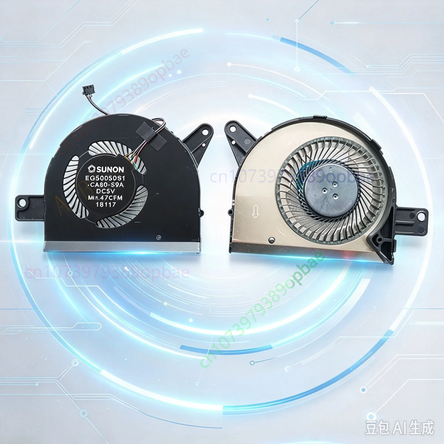 Replacement CPU GPU Cooling Fan for Dell E5580 E5590 M3520 M3530 0314FC 314FC