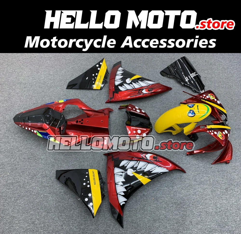 مناسبة ل YZF-R1 YZF R1 2009 2010 2011 دراجة نارية قذيفة هدية سبويلر هيكل السيارة مجموعة ABS حقن صب RN221