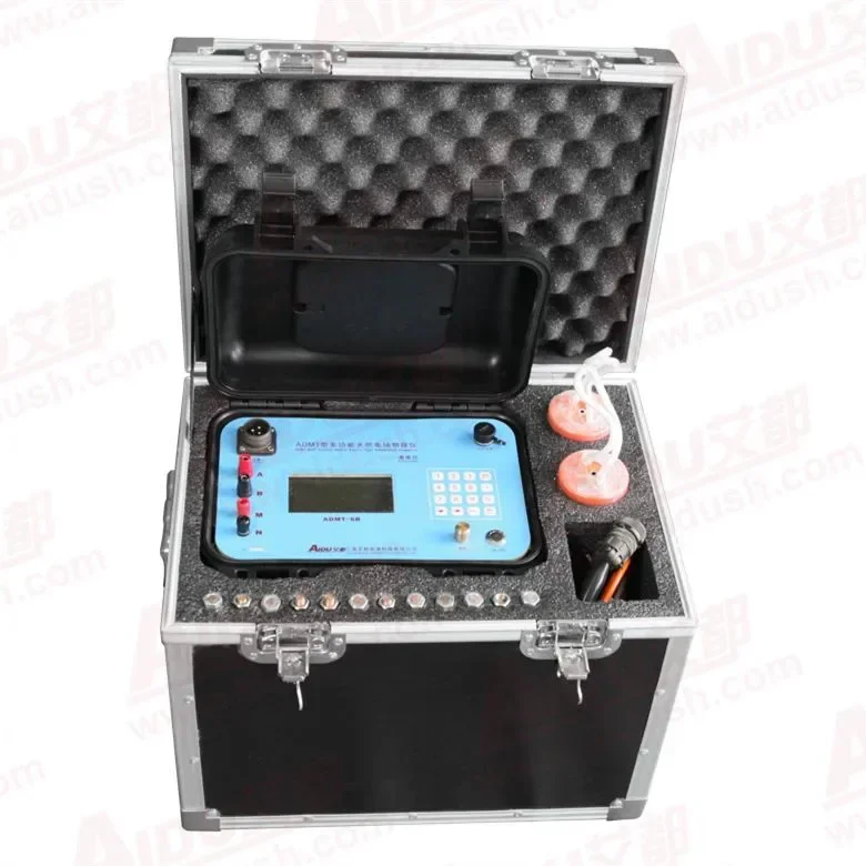 High Sensitive Cheapest ADMT-6B Multi-Functional Digital DC IP Polarization Detector & Resistivity Meter /mineral Water Detector