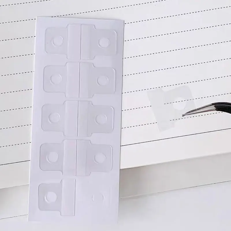 50Pcs Hole Punch Protector Labels Sticker Loose Leaf Paper Hole Reinforcement Label Round Stickers Self Adhesive Stationery Supp