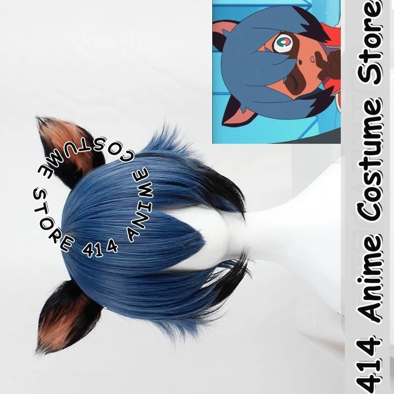

Game & Anime Shimoshira Mizuto Michiru Cosplay Wig BNA: Brand New Animal Heat-Resistant Fiber Synthetic Hair