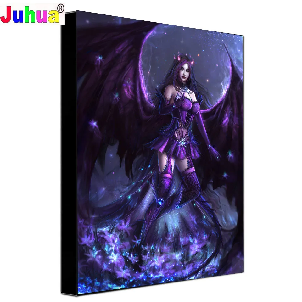 Fantasy Demon 5d diy diamond painting full drill mosaic Angel fairy diamond embroidery Anime diamond stitch Handmade art Decor