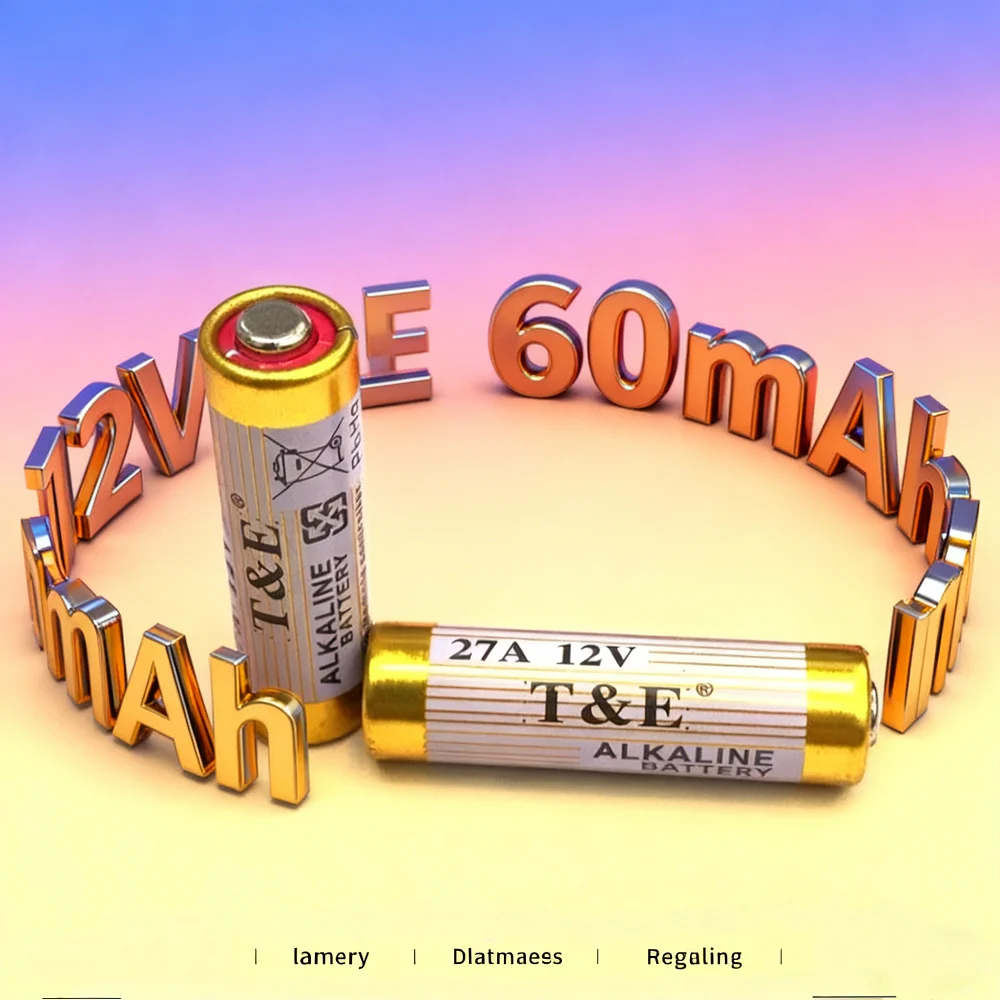 

23A 12V Alkaline Battery, 60mAh Capacity, Strong Power, Stable, Environmentally Friendly, Leak-proof, and Widely Compatible
