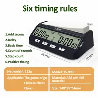 Hot Sell YS9901/YS902 Multipurpose Portable Professional Chess Clock Digital Chess Timer Game Timer