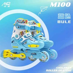 Adjustable Roller Skate For Kids Girls Boys 4 Wheels Outdoor Sneakers Rollers Skating Shoes