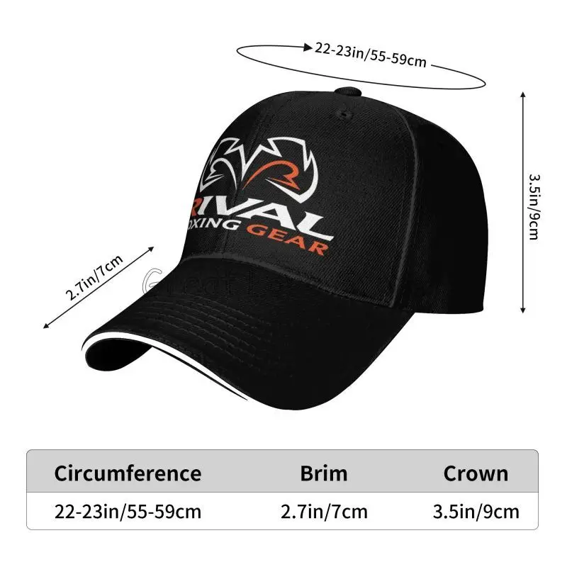 Rival Boxing Corpo Print Sandwich Baseball Cap Unisex Hip-Hop Caps Women Sun Bucket Hat Men Adjustbale Snapback Hat Golf Hats