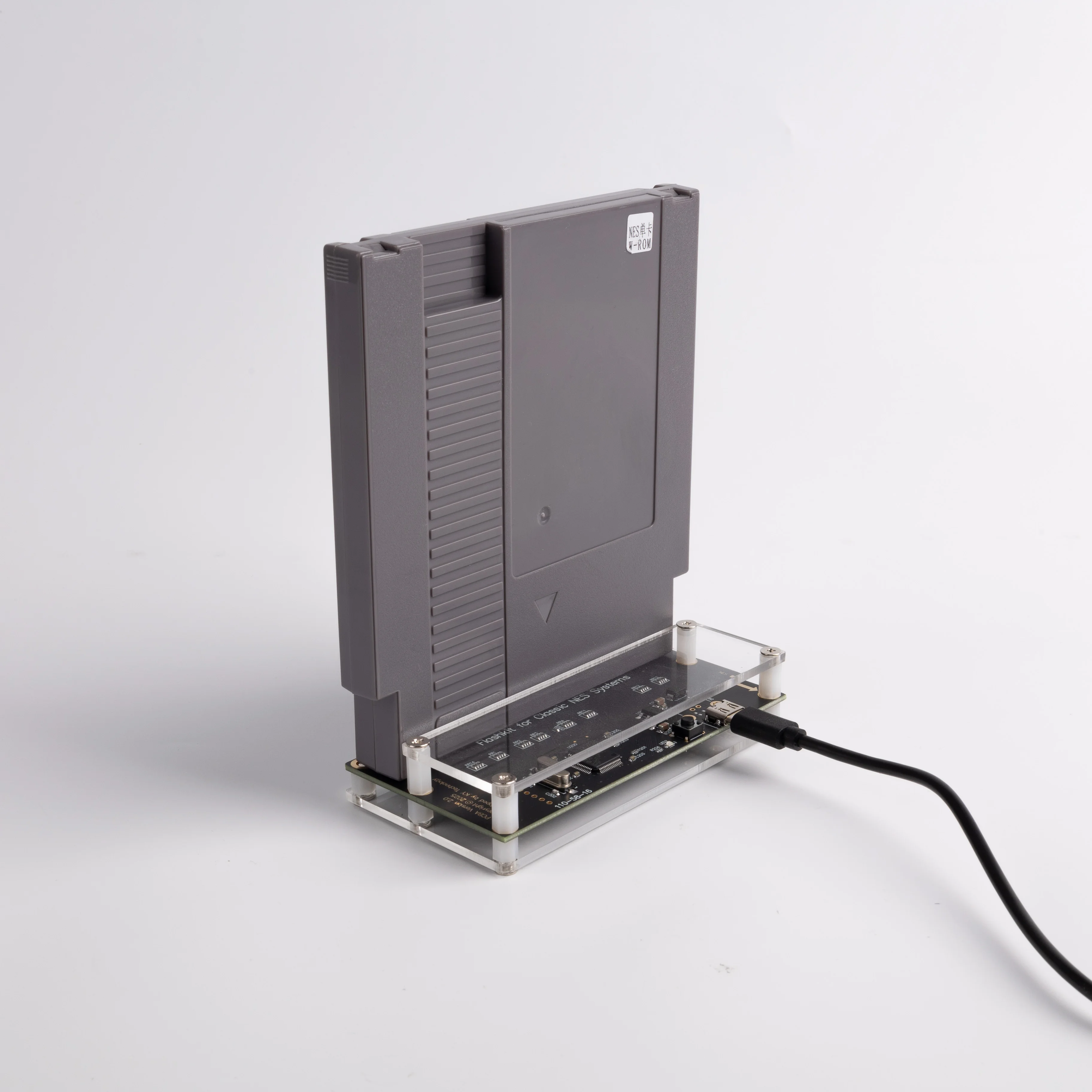 Zestaw programatora Flash PowerBurner do NES - Adapter do ponownego programowania kartridży, kompatybilny z konsolami NES i Famicom — zdjęcie produktu 6