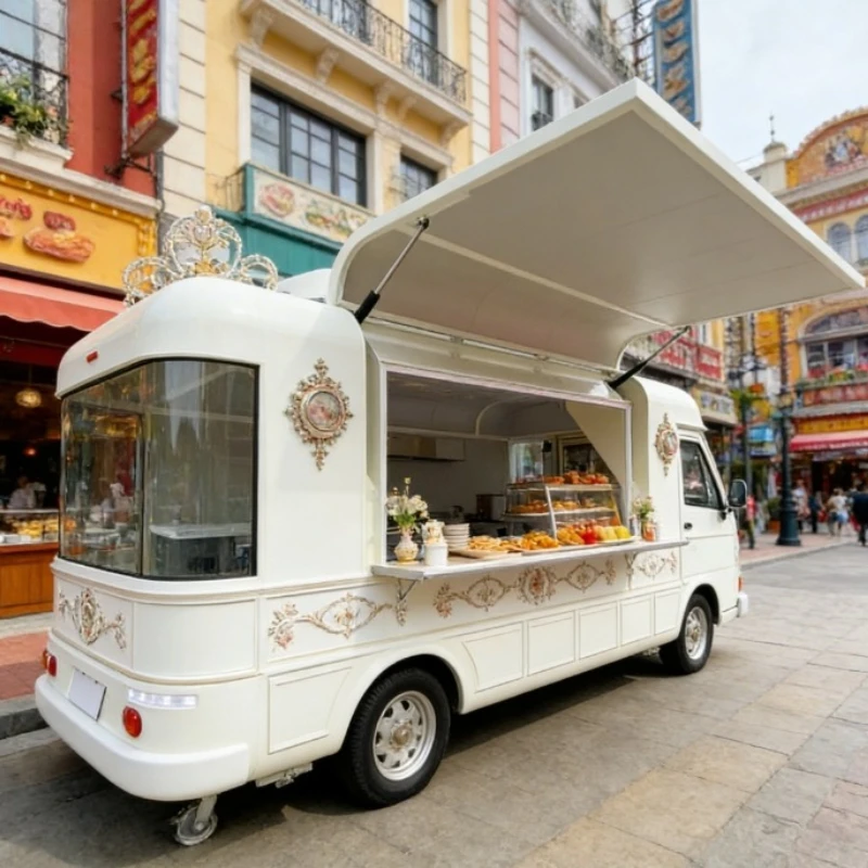 Customized Best Sale Food Trailers Mobile Shop Street Commercial Food Trailer Mobile Kitchen Food Truck Fully Equipped