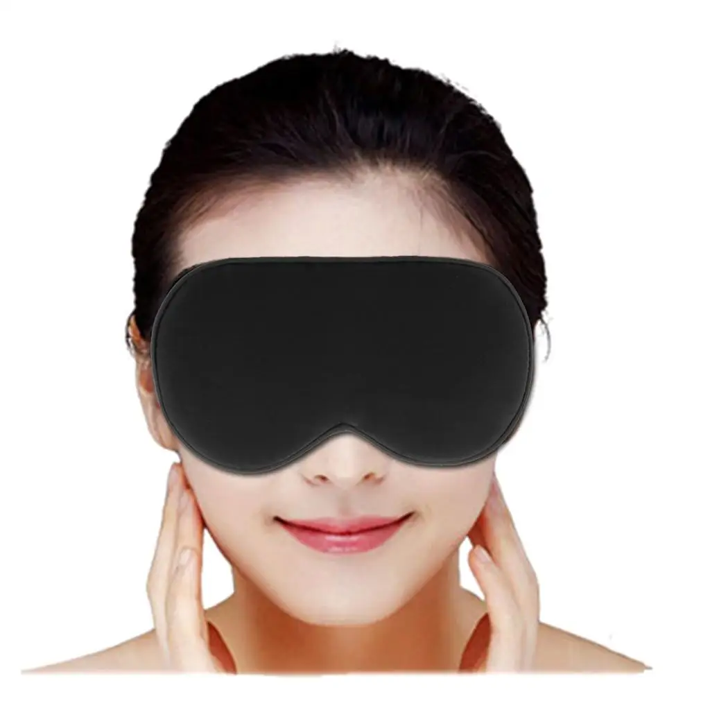 Gel Eye Mask Cooling Cold Heat Therapy Silk Sleep Eye Cover Patch for Headache Dark Circles Relaxation Car Use