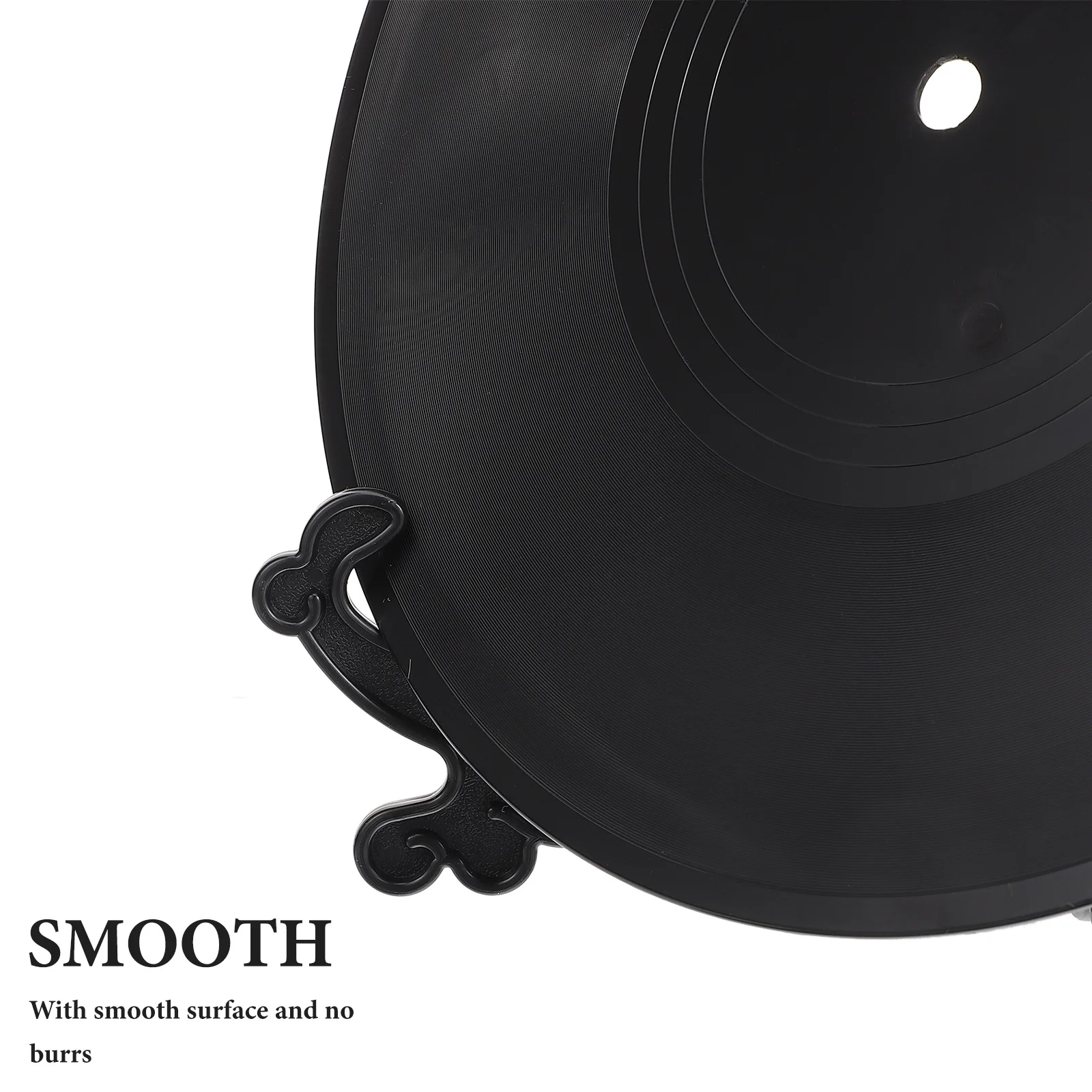 

1Set Black Vinyl Record DIY Decorative Blank Vinyl Record Table Ornament Party Room Decoration Custom Painting