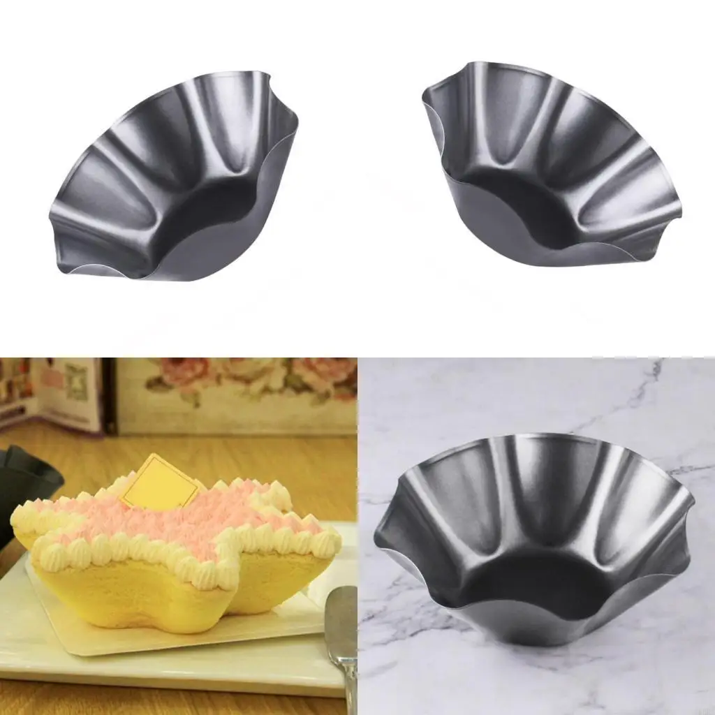   Nonstick Tortillas Baking Pans Nonstick Baking Molds with Flower Design for Creating Perfect Tortillas Bowls