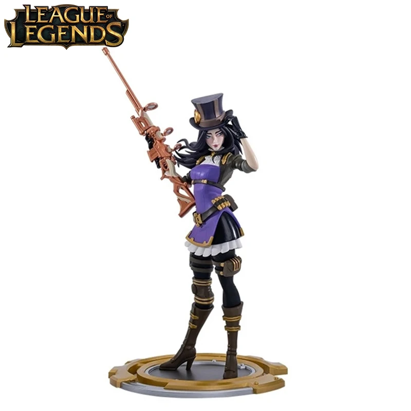 

In Stock Genuine Original League of Legends The Sheriff of Piltover Caitlyn Kiramman Action Anime Figure Collectible Model Dolls