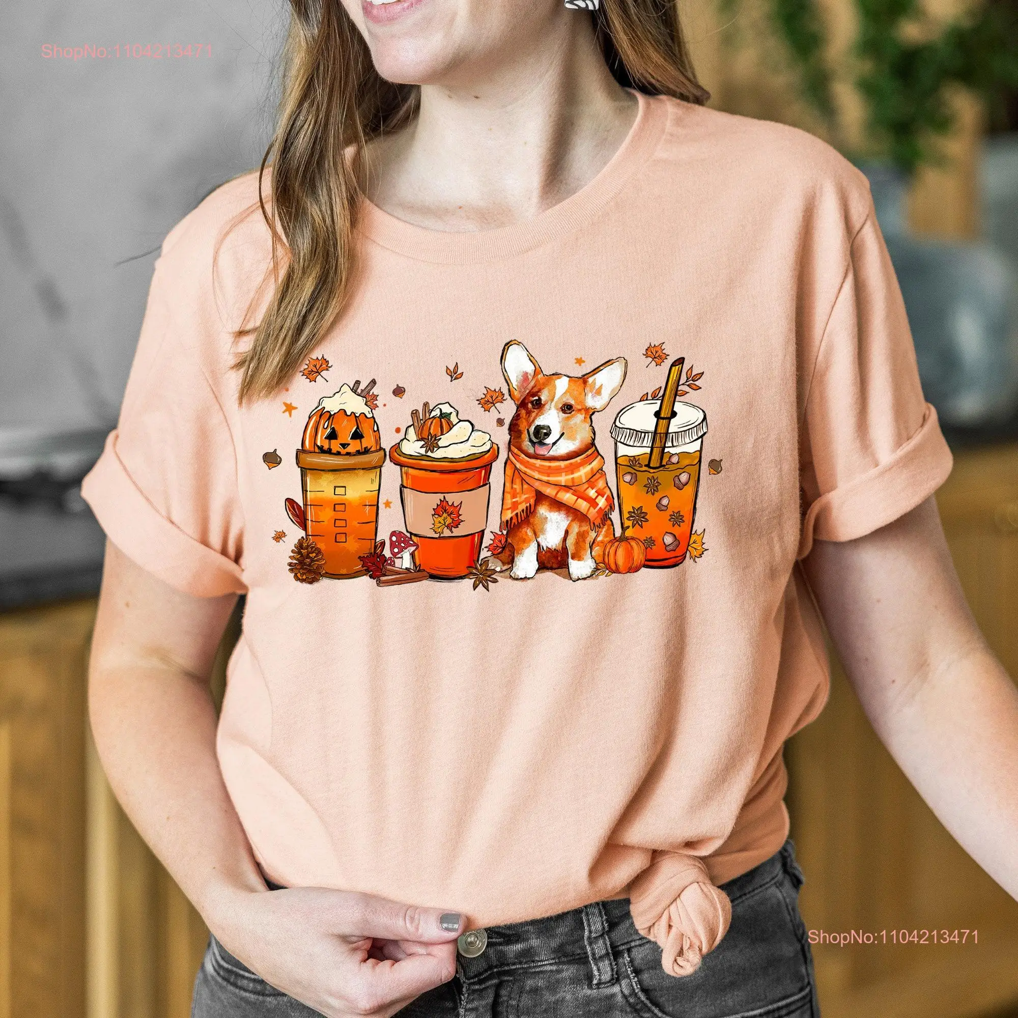 Pumpkin Spice T Shirt Fall Coffee Women Lover SweaT long or short sleeves