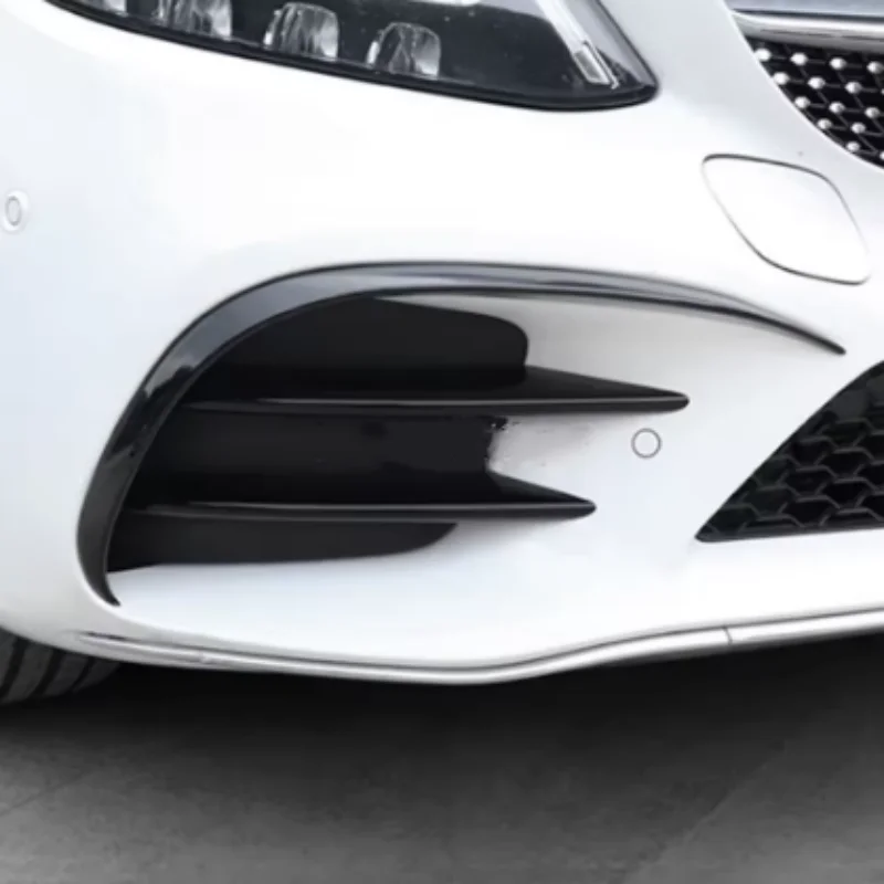 For Mercedes Benz C Class W206 C200 C260 C300 2022-2024 Car Part Refit Front Bumper Foglight Fender Grille Trim Sequin Sticker