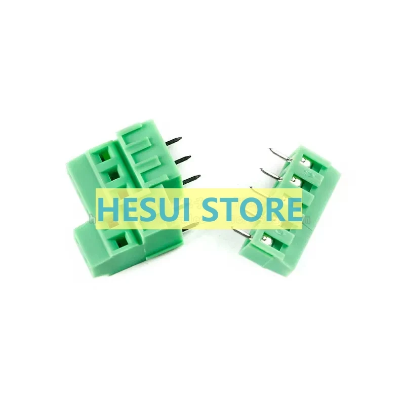 10 قطعة محطة KF128L/H 2P 3P تباعد 3.81 مللي متر خياطة المسمار نوع 300 فولت/10A الأسلاك موصل طرفي #4