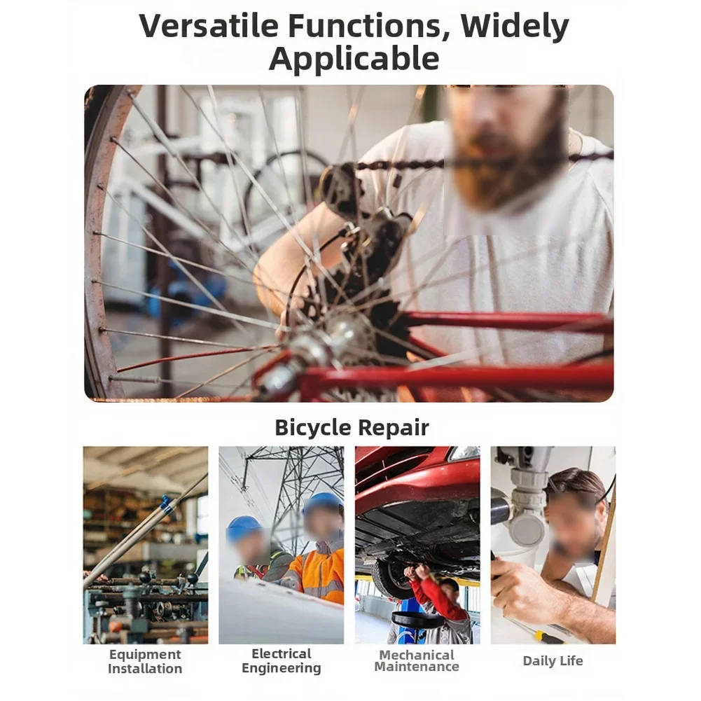 

Регулируемый динамометрический ключ с регулируемым диапазоном крутящего момента, трещоточный динамометрический ключ 5-25 Н·м, двунаправленная работа