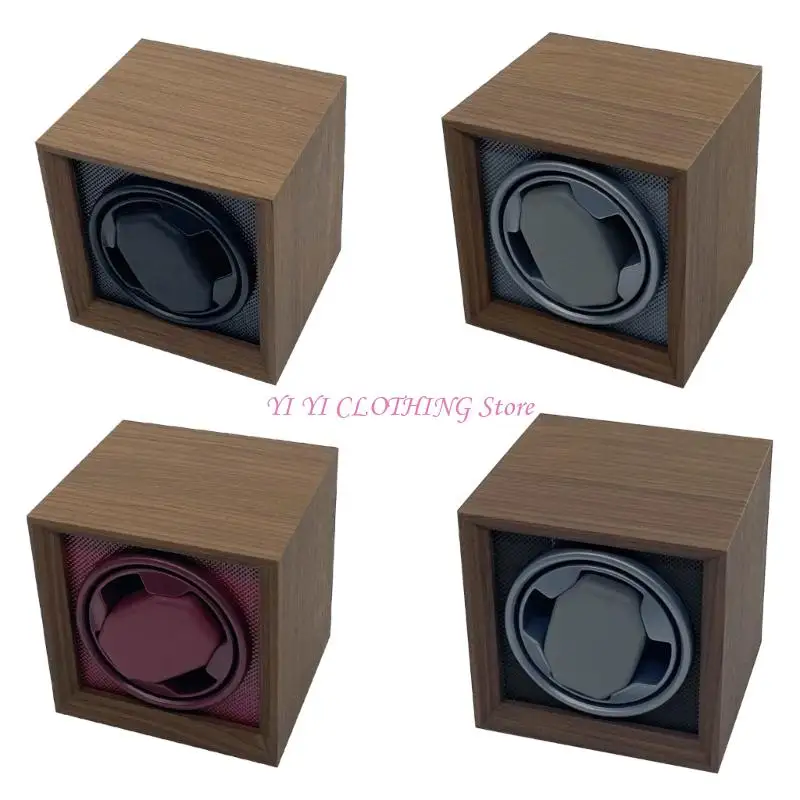N5KF Quiet Automatic Watch Winder with 3 Rotation Modes for Mechanical Watches Storage Container Watch Display Accessories