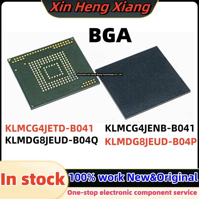 (1pcs)KLMCG4JENB-B041 KLMCG4JETD-B041 KLMDG8JEUD-B04Q KLMDG8JEUD-B04P BGA Chipset