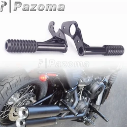 Rear Pegs Bumper Frame Slider Passenger Footpeg Crash Bars For Harley Softail Street Bob Low Rider Fat Bob Standard FXST 18-2023