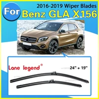 Escobillas de limpiaparabrisas delanteras y traseras para Mercedes Benz GLA X156 2016 2017 2018 2019, accesorios para parabrisas GLA 200 250 180 220 45