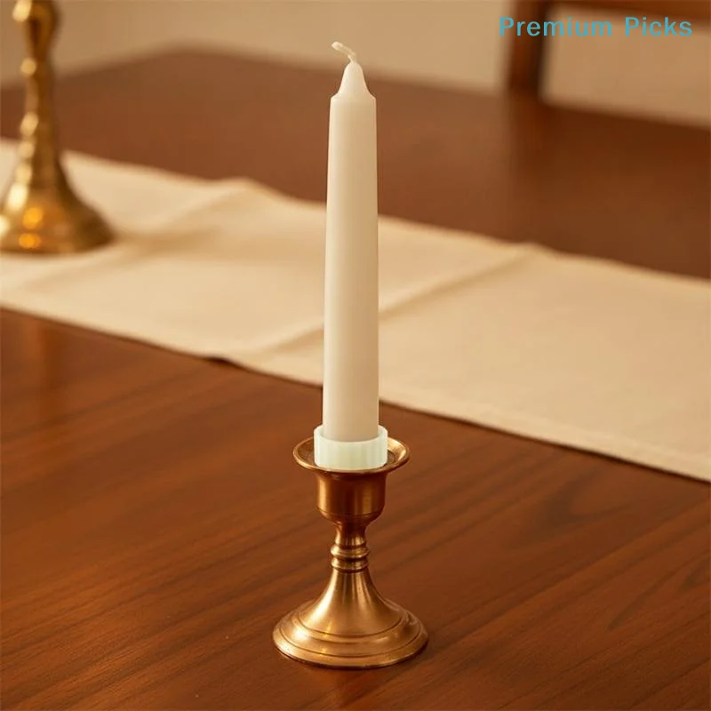 portable5/10pcs Silicone Candle Holder Stabilizer Sleeves Anti-Slip Wax Drip Resistant for Outdoor Garden Patio Candle Decor