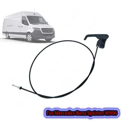 Hood Release Cable for Mercedes Benz Sprinter W906 Hood Latch Lock Release Control Cable with Handle 9068800059 A9068800059