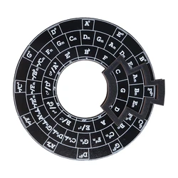Circle Of Fifths Wheel Guitar Chord Wheel Wooden Melody Tool Musical Chord Wheel For Musicians Guitar Accessories