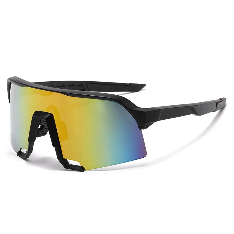 New Outdoor Windproof Cycling Glasses All-In-One Eye Protection And Sun Protection European-Style Running Sports Sunglasses 113