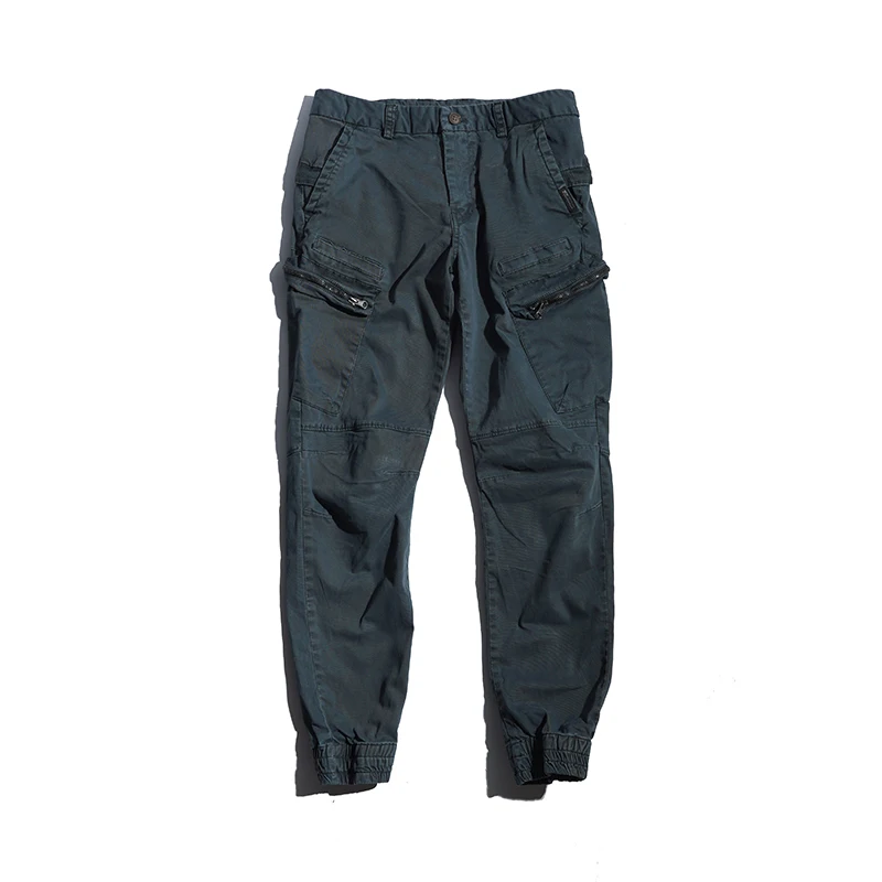 CAAYU Mens Cargo Pants Men Fashion 2022 Joggers Male Hip Hop Japanese Streetwear Trousers Jogging Casual ArmyGreen Pants for Men