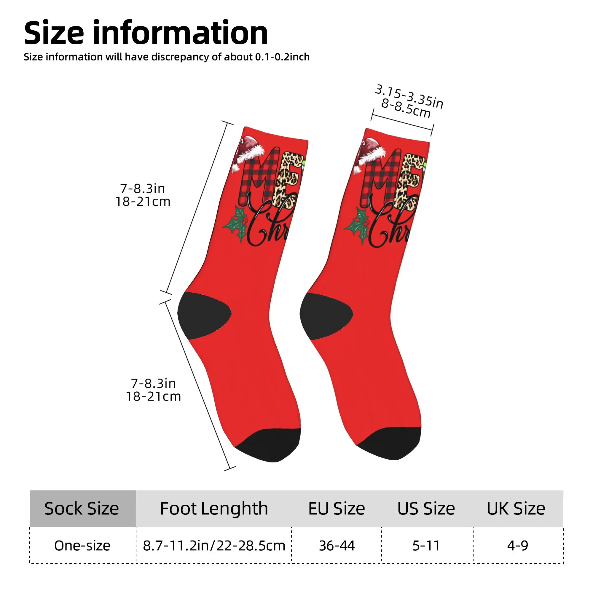 Meias de natal outono meias lazer masculino meias de alta qualidade design skate anti deslizamento meias