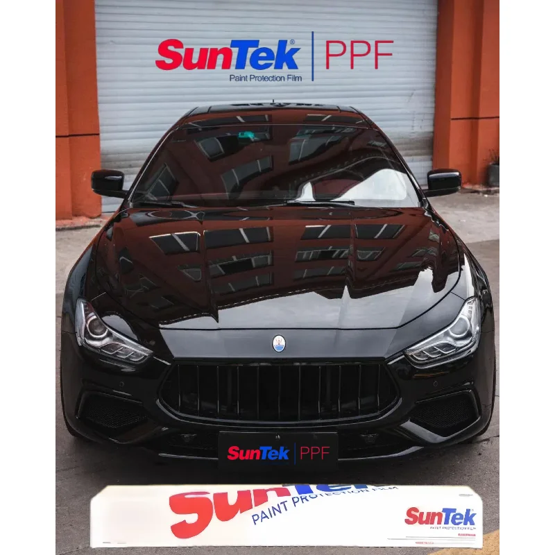 

Глянцевый черный Suntek 15*1,52 м ТПУ PPF защитная пленка для краски гидрофобная самовосстанавливающаяся защита от царапин зеркальная отделка авто щиток для тела