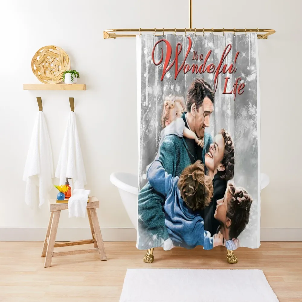 

It's a Wonderful Life Shower Curtain Bathroom Deco For Bathrooms Shower Bath Curtain