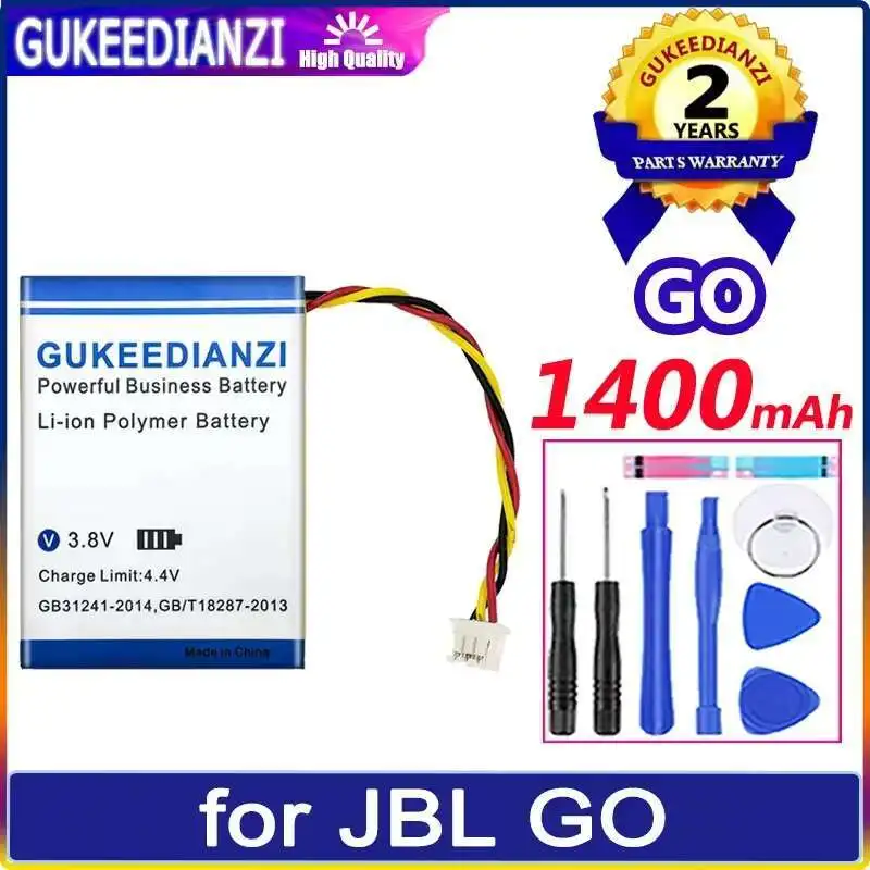 

Портативный аккумулятор для Bluetooth-динамика для умной колонки Jbl GO, замена премиум-класса, 1400 мАч GO GSP682634