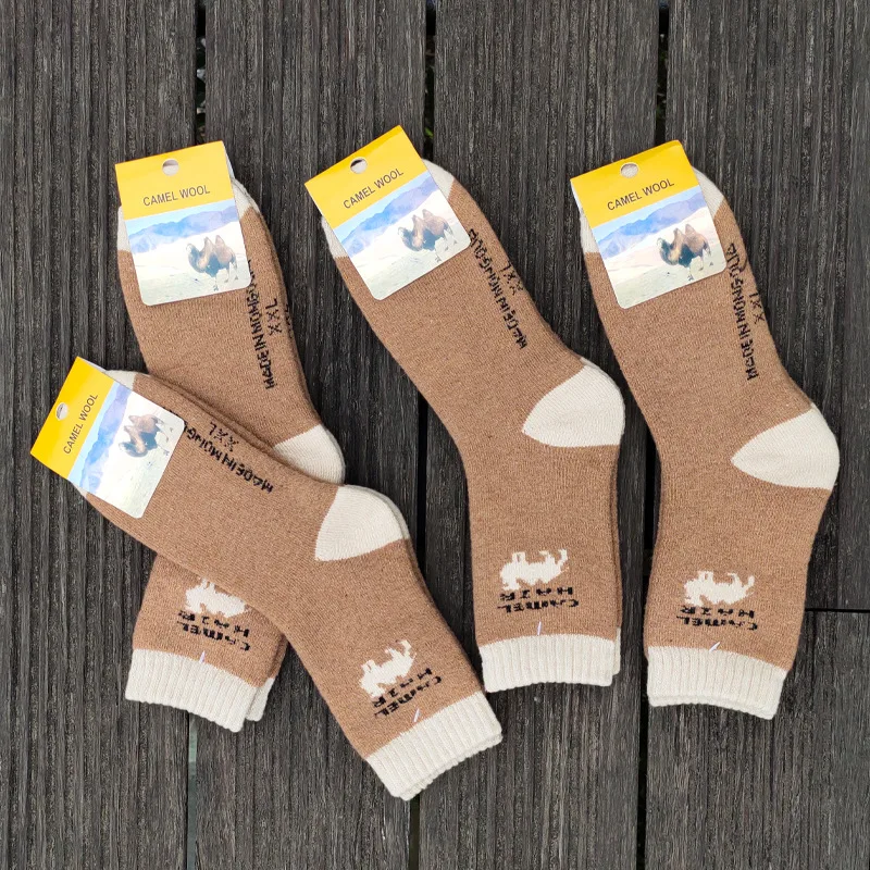 

1 Pair Men's And Women's Socks Camel Hair Warm Sock Fashion Casual Autumn Winter Socks High Quality Camel Sock