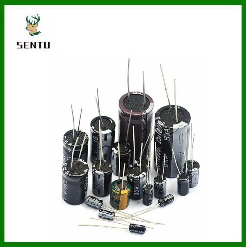 

10V 16V 25V 35V 50V 63V Aluminum Electrolytic Capacitor 2.2 3.3 4.7 10 22 33 47 100 220 330 470 1000 2200 3300 4700 6800 10000UF