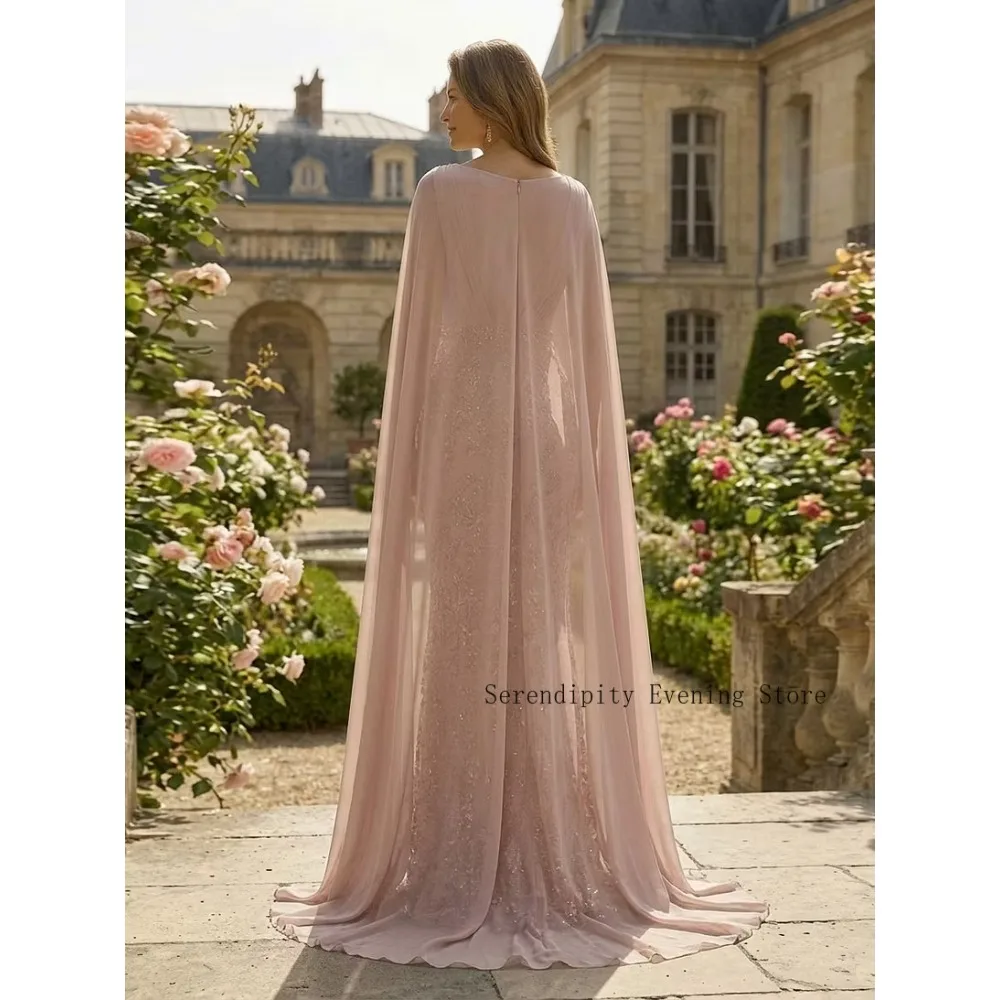 Customized Exquisite Mother of Birde Dresses 2026 Crystal Sequined Women‘s Wedding Party Attire Gowns Elegant Evening Dress