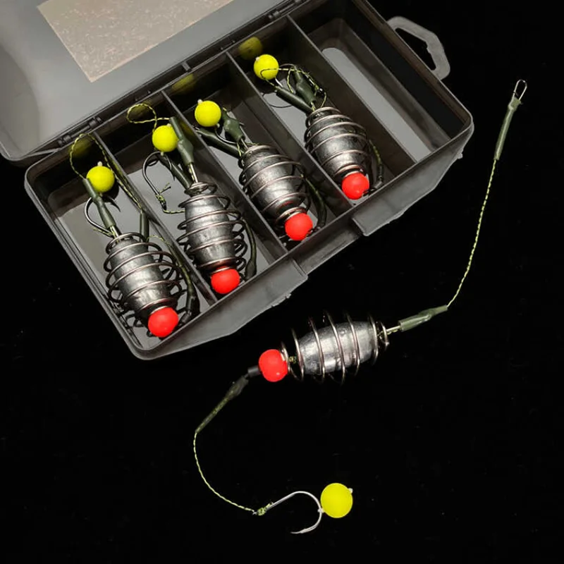1 peça método de pesca de fundo reverso com ganchos ligeiramente fora da parte inferior adequado para várias espécies de peixe e conjuntos de linhas acabadas