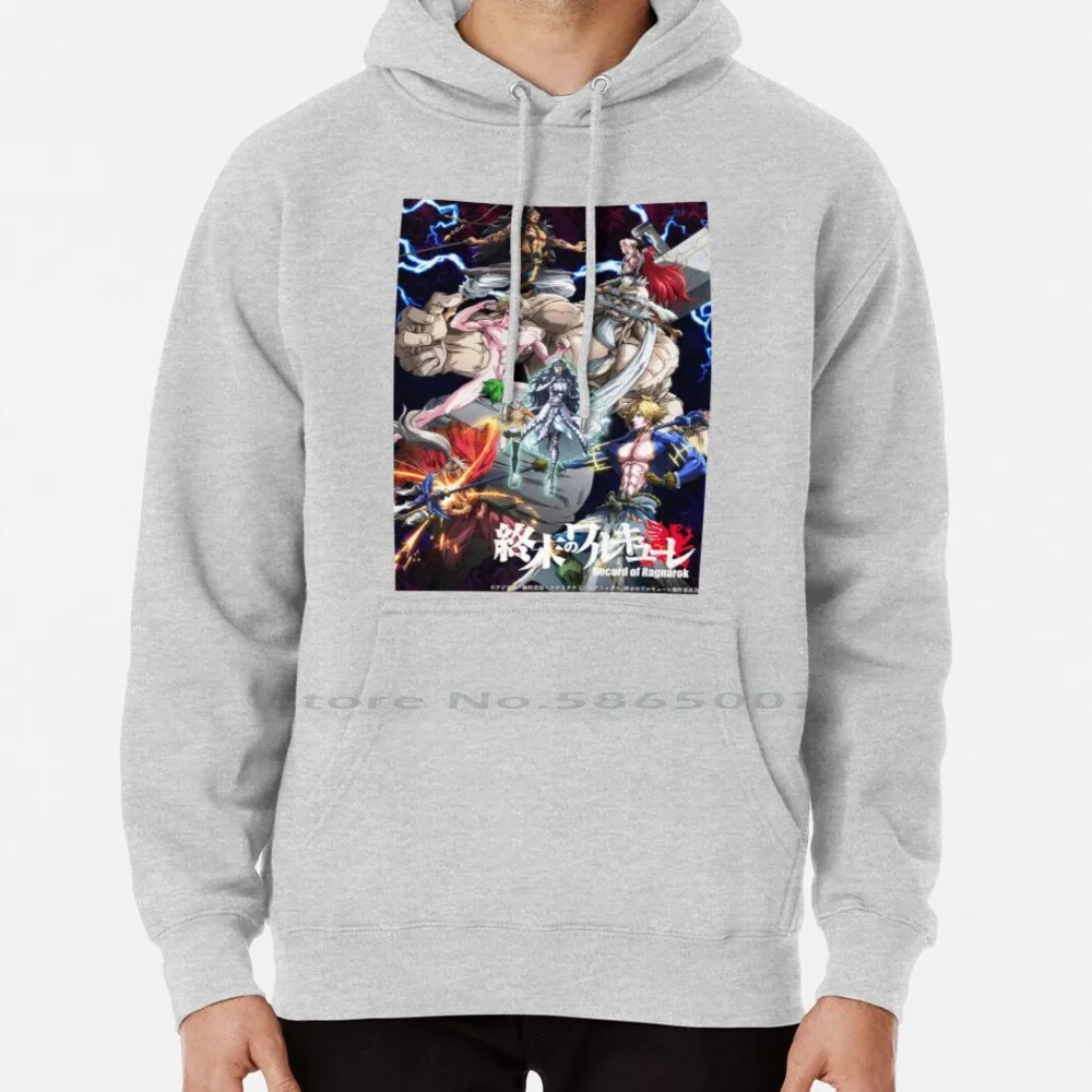 Record Of Ragnarok Hoodie Sweater 6xl Cotton Anime Manga Record Of Ragnarok Shuumatsu No Valkyrie Brunhilde Zeus Buddha Apollo