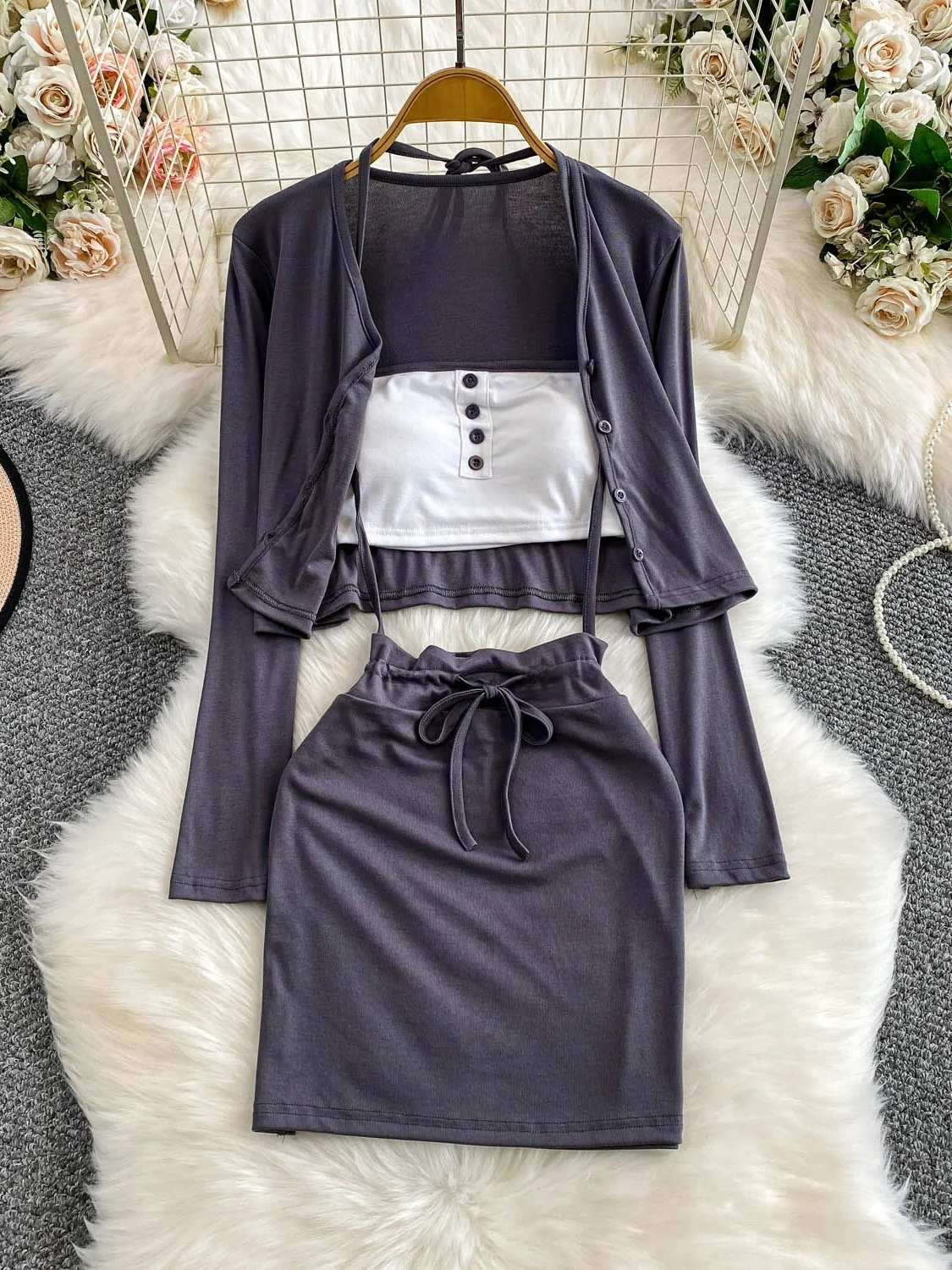 

Сексуальный кардиган, пальто, бюстгальтер, топ Ne Hanging ort Dr, комплект футболок для груши, дышащий ort Sve V-Ne