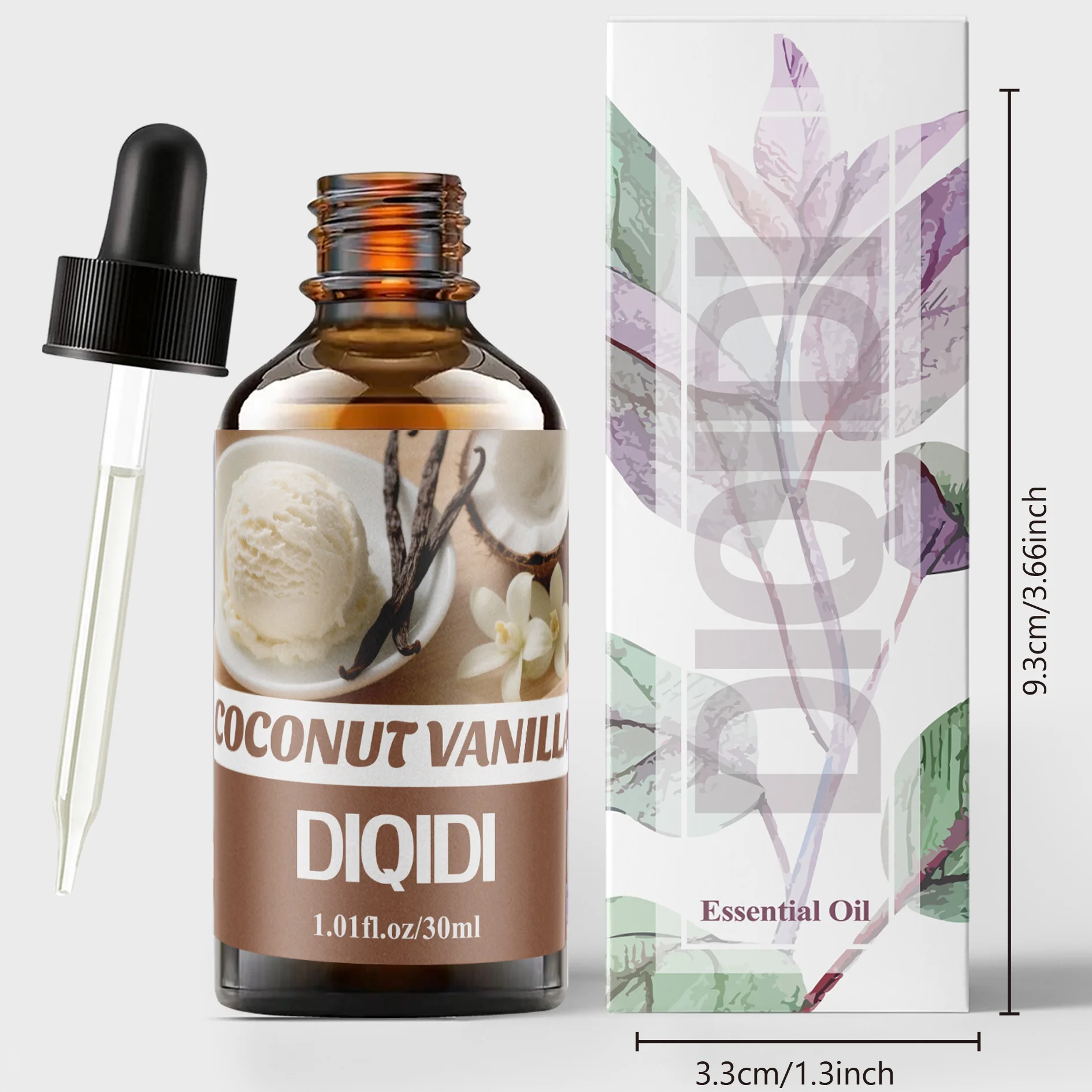 

30ML Coconut Vanilla Essential Oil Home Aromatherapy Essential Oil, Fragrance Oil, Diffuser, Humidifier. Fresh air, Christmas