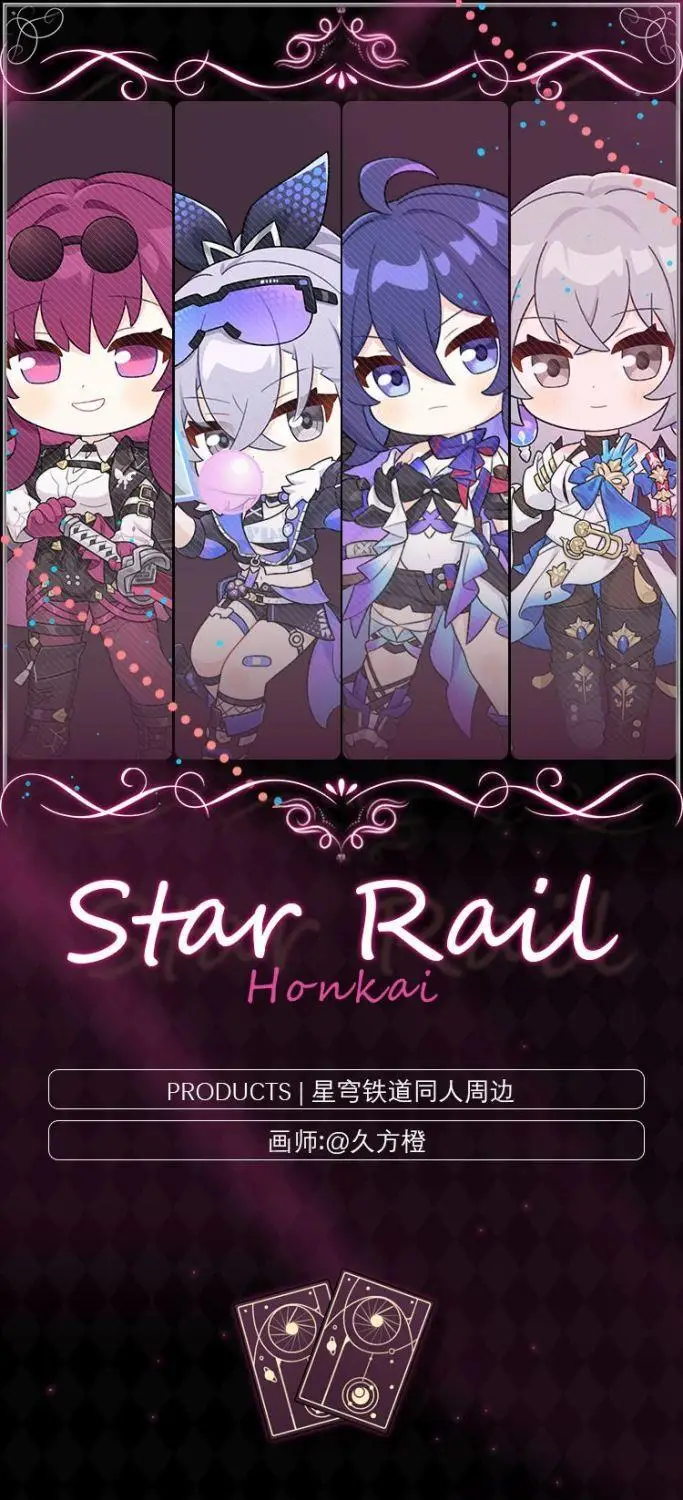 

Honkai: Star Rail Kafka Bronya Rand Silver Wolf Seele Cute Q Versions Keychain Acrylic Pendant Cosplay Key Ring Gift