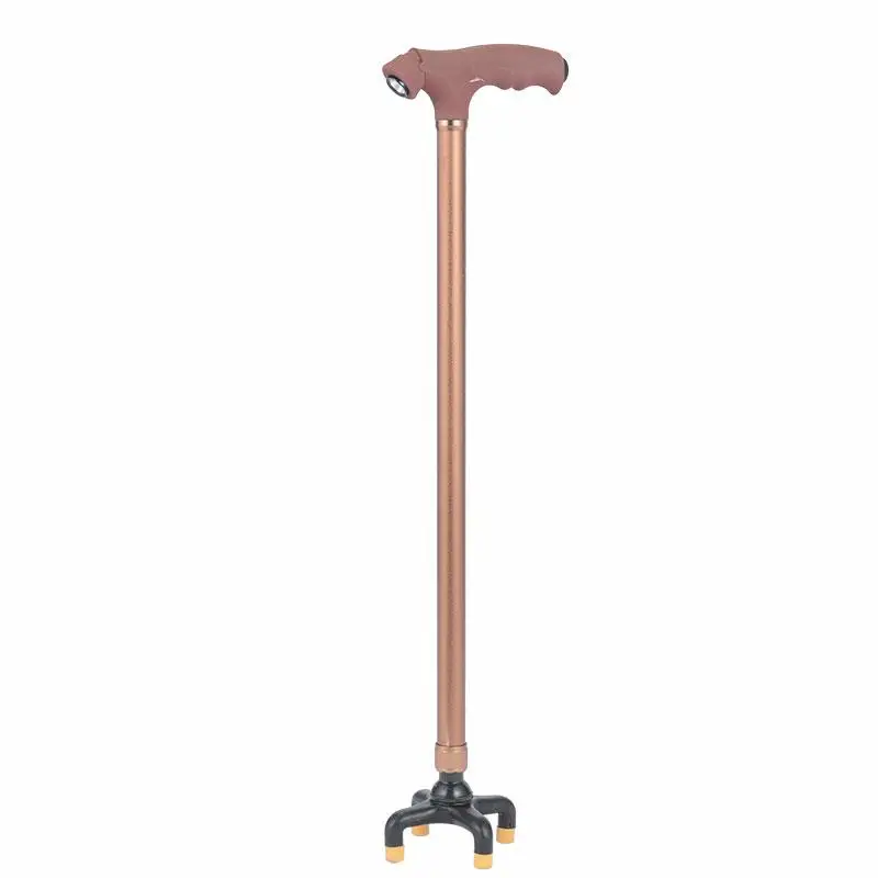 Four-legged adjustable medical and rehabilitation equipment for the elderly walking crutches disabled walkers, walking sticks