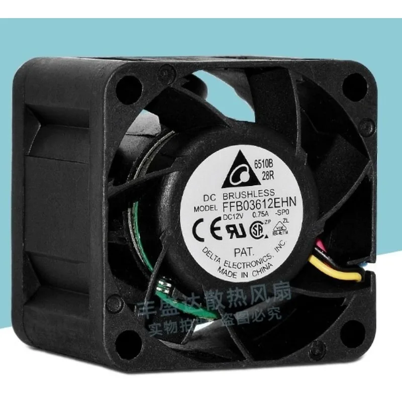 مروحة تبريد جديدة لـ Delta FFB03612EHN 3628 عالية السرعة DC12V 0.75A PWM مروحة تبريد للتحكم في السرعة 36 مللي متر 36*36*28 مللي متر #2