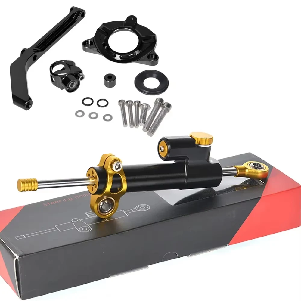 

Для Kawasaki Z1000 2014 2015 2016 2017 2018 2019 мотоцикл Z1000 2014-2019 рулевой стабилизатор кронштейна демпфера крепление