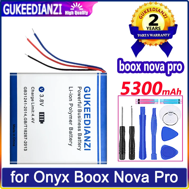 

Аккумулятор GUKEEDIANZI 5300mAh для аккумуляторов Onyx Boox Nova Pro
