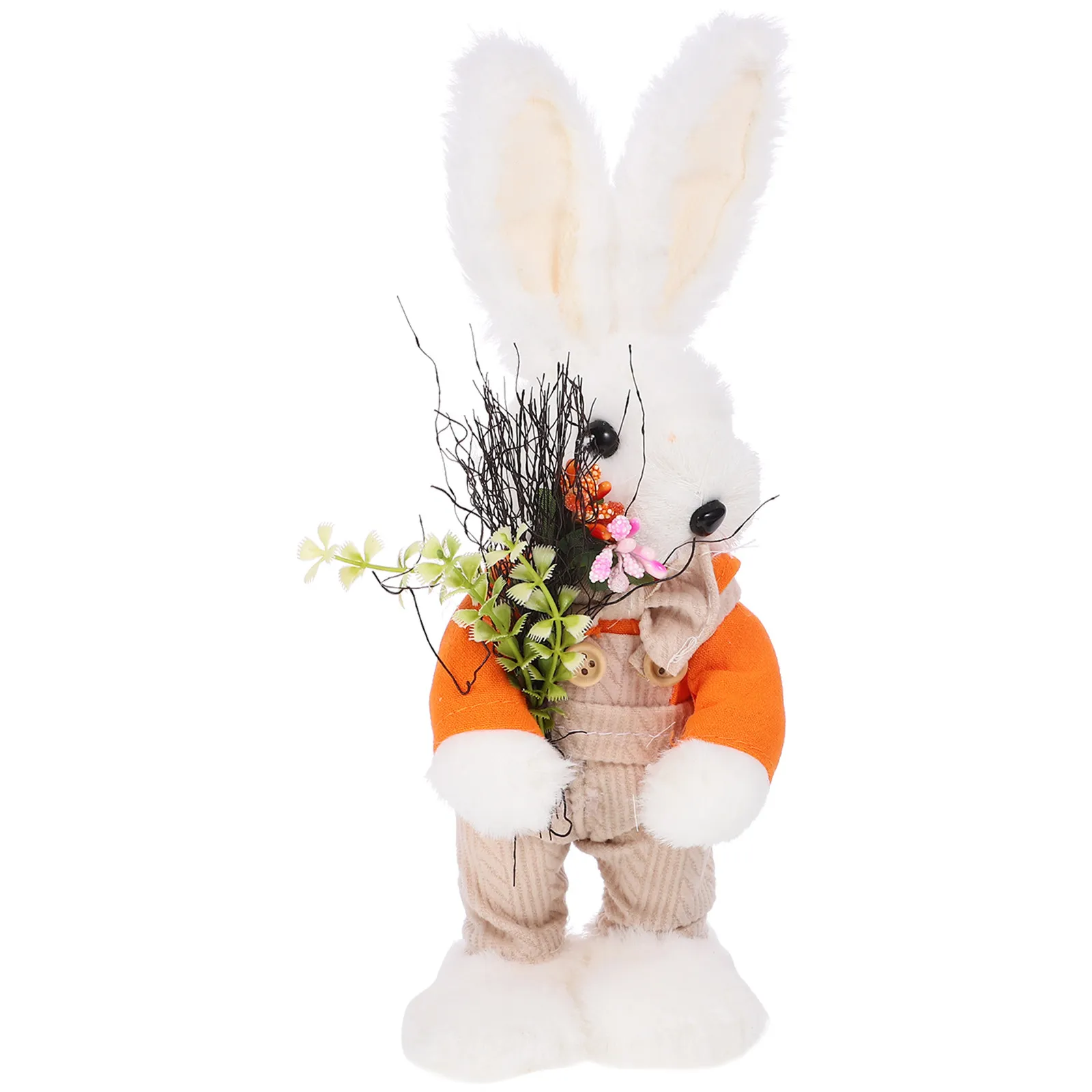 

Bunny Decoration Easter Bunny Statue Cartoon Rabbit Shape Tabletop Ornament Desktop Garden Home Decor Holiday Gift