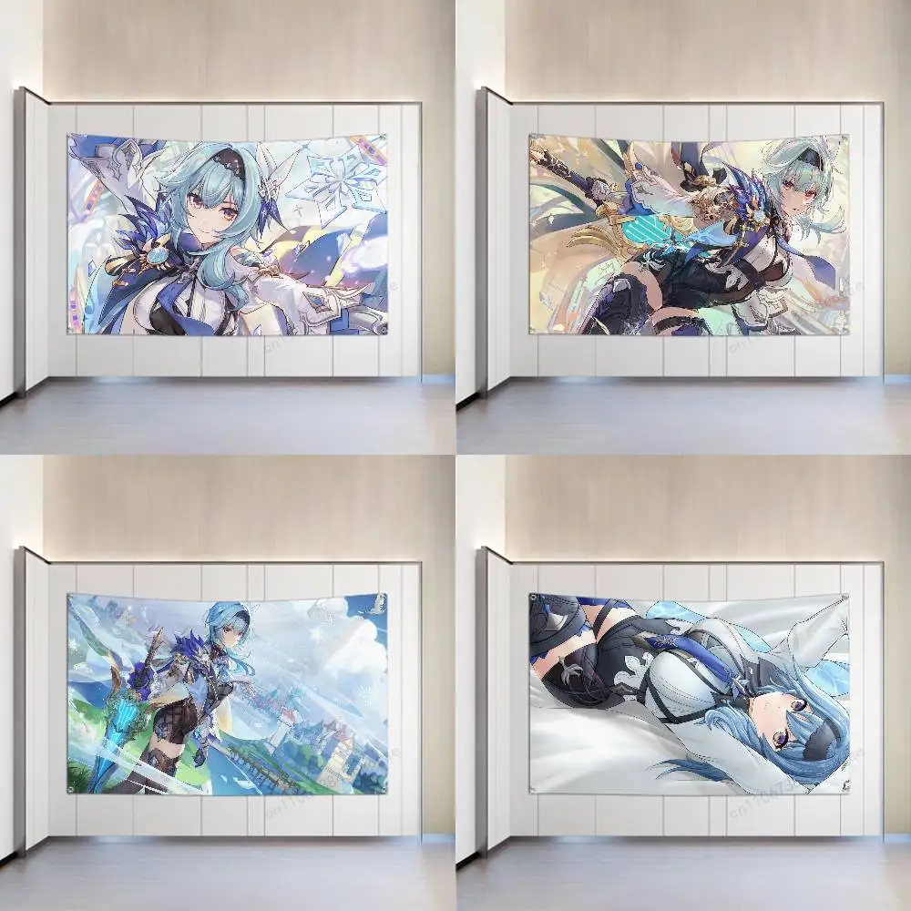 

Cute E-Eula L-Lawrence Flag With Four Grommets For 50X70cm 60X90cm 80X120cm 100X150cm 150X200cm Banner Tapestry