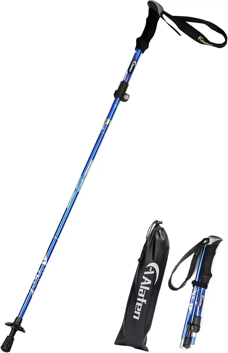 

Алюминиевая складная сверхлегкая туристическая палка для треккинга для мужчин и женщин (подходит для 5 футов, 3 дюйма — 6 футов)