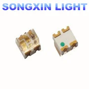 100PCS/Lot BGR SMD 0603 RGB Common Anode Led 0606 RGB LED Diode 4-Bin Size:1.6*1.6*0.55mm colorful Red/Green/Blue 1615