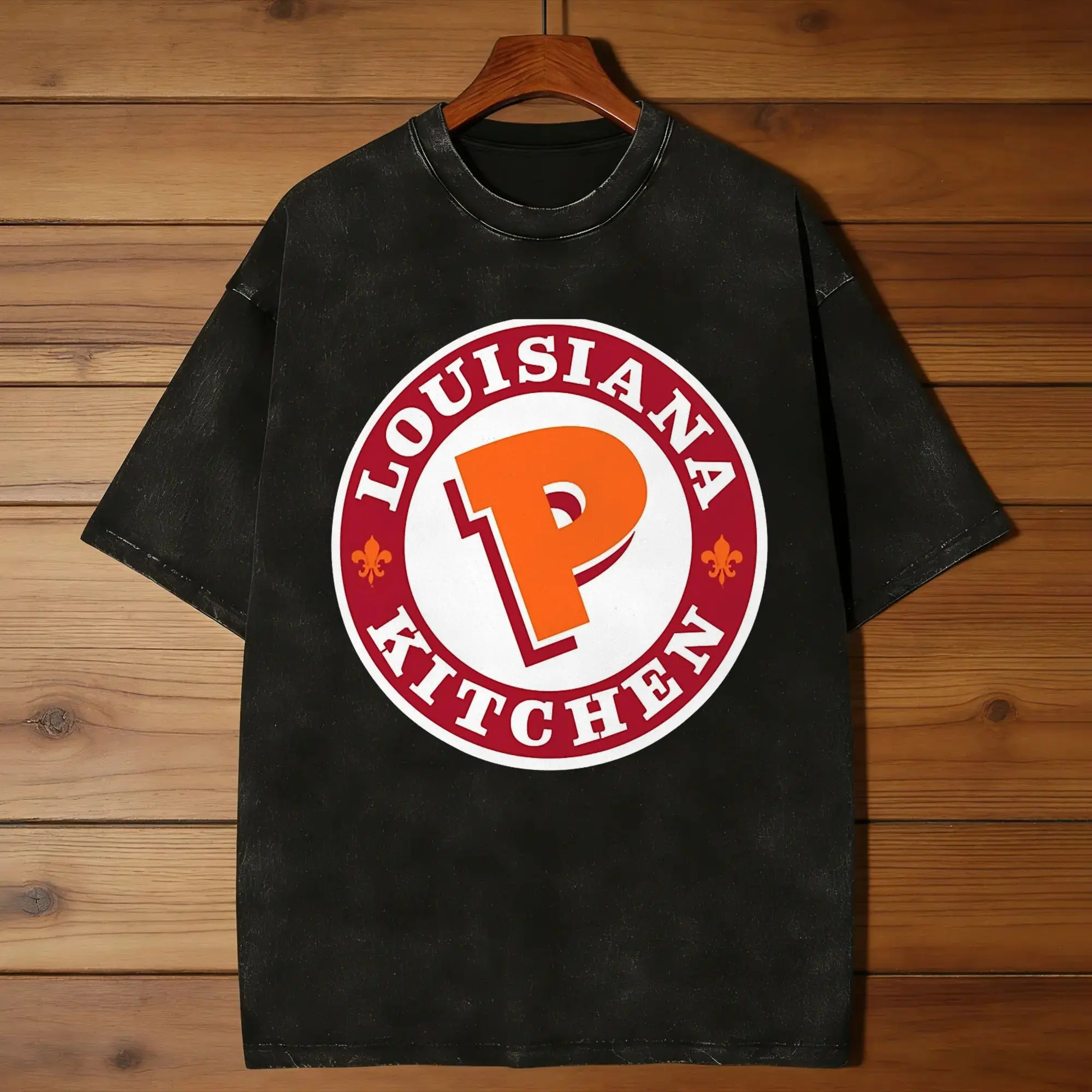 Kitchen Louisiana Popeyes Chicken T-Shirt  Popular T Shirts Short-Sleeve Aesthetic Tshirt Summer Casual O-Neck Oversize Top Tees